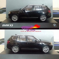 Diecast BMW X3 Black Original Merchandise Dealerbox BMW Scale 1:43 IS27