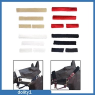 [Dolity1] Cushioned Horse Halter Covers for Bridle Nose Band Plush Equine Protection Tack for Daily 