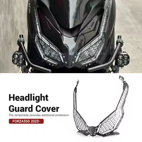 Motorcycle New Headlight Guard Headlight Protective Cover For Honda Forza 350 Forza350 FORZA 350 NSS