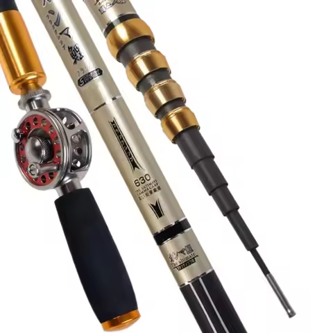4.5M/5.4M/6.3M/7.2M/8.0M Adjust Position Super Light long Hard Carbon Fiber Hand Fishing Rod Telesco