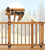 Fence Sliding Gate Kit - No Sag Gate Heavy Duty Hardware with Self-Locking Latch, Fits 2x4 and Large