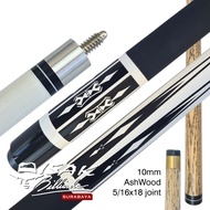 Stik Sambung Ashwood 10 Mm- Stik Billiard Bola Kecil - White