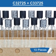 10 cái/lốc ban đầu c32725 c33725 đnh-92 BC327-25 BC337-25 TO92 khuếch đại transistor