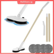Cordless Electric Mop with 4 Mop Pads 2000m Rechargeable Electric Mop Floor Cleaner Dual Head Electr