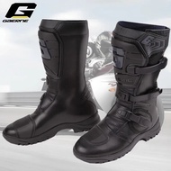 ◁Italy GAERNE big G motorcycle riding boots off-road shoes motorcycle long waterproof pull leath 5☫