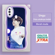 Samsung M02 M11 M13 M12 M20 M22 M32 M10 M21 M30 M30S M23 5G A02 Phone Case Korean Pattern BTS J-HOPE Colorful Wave Border CUSTOM SOFTCASE hp jelly cassing Casing Accessories oftcase