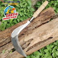 Sabit Rumput Bahan Baja Khas Madura Super Tajam - Arit Rumput Madura Panen Padi Jaminan Awet Anti Ml