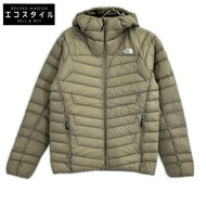 The North Face NY82311 Crazy Gray Thunder 連帽羽絨服，L 碼 [二手]