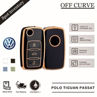 Car Key Case Cover For Volkswagen VW Polo Tiguan Passat B5 B6 B7 Golf EOS 4 5 6 Scirocco Jetta MK4 M