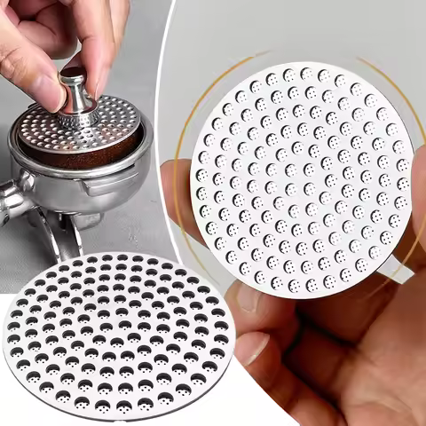 Magnetic Coffee Filter Suction Press Type Powder Free Coffee Puck Screen Suction Coffee Extraction T