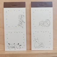 便籤本(貓頭鷹+狐狸/兔子+刺蝟)12.7X5.6CM/50PiC