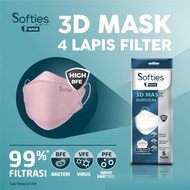 masker Softies 3D Surgical Mask Masker KF94 Softies Isi 5pc