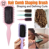 Curls Barber Styling Tool Bounce Curl Define Styling Hair Brush Tangled Hair Comb Shaping Brush