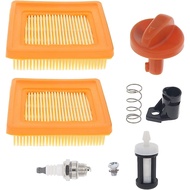 4180 180 9500 Tombol Choke, 4180 141 0300 Penapis Udara untuk Stihl FS91 FS111 FS131 HT102 HT103 HT1