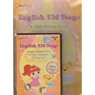 VCD 20 English Kid Songs free Coloring Exercise Book （ Happy Birthday To You, Catch A Falling Star, 