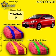 HIJAU MERAH MAZDA 5 Car Cover Red Strip 2 Combination Body Cover Red Yellow Green PREMIUM