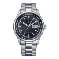 (AUTHORIZED SELLER) Citizen Automatic Black Dial Silver Stainless Steel Strap Men Watch NH8400-87E