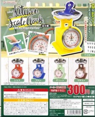 廚房秤 造型 時鐘 日本 迷你 微縮 扭蛋 全套 五款 J Dream Japan Kitchen Scale Clock Gashapon Full Set