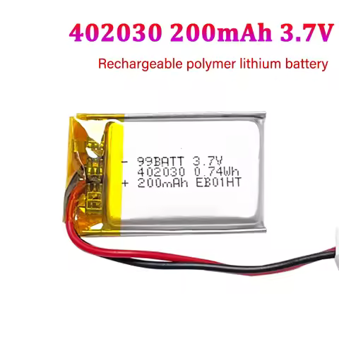 402030 Battery 3.7V 200mAh Li-po Polymer Lithium Ion Batteries for Smart Band GPS Pet Training Tool 