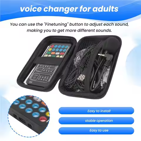 A12E-Voice Changer Handheld Microphone Voice Changer With Sound Multifunctional Effects Machine For 