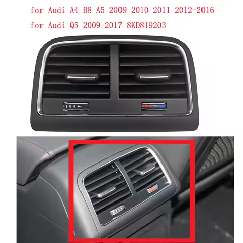 HUIYAN for Audi A4 B8 A5 For Audi Q5 Rear air conditioning outlet 8RD 819 203 8RD203819 8KD 819 203