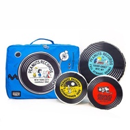 VOVAROVA X PEANUTS  黑膠唱片盤 圓形4合1 件收納包套裝