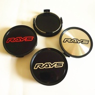 4pcs 74mm 70mm For RAYS Car Wheel Center Hub Cap Cover Emblem Badge Sticker Auto Styling