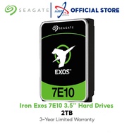 SEAGATE 3.5" ENTERPRISE EXOS 7E10 Internal Hard Disk Drive HDD 7200RPM - 2TB