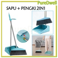 2-in-1 broom and dustpan set/dustpan with broom/dustpan broom set/