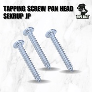 Tapping Screw Pan Head JP Screw/ 6x3 Screw Bolt/ 8" (1cm) ; 6x1/2"(1.2cm) ; 6x5/8"(1.6cm) ; 6x3/4"(1