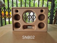 ตู้ลำโพงบลูทูธ SN 802 8" หน้าเปิด กลาง 4"/4ดอก แหลม 2"/2ดอกhk ขนาดเพลท 6.2×25 ขนาด51×34×29