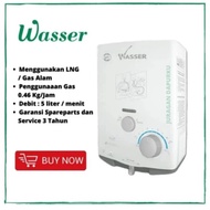 TERLENGKAP Water Heater Wasser Gas Alam WH 506 A (LNG)