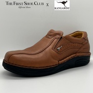 Kangaroo Men Premium Leather Casual Slip-On Low Cut Vintage Boot Shoes Kasut Lelaki Kulit Boot 9569