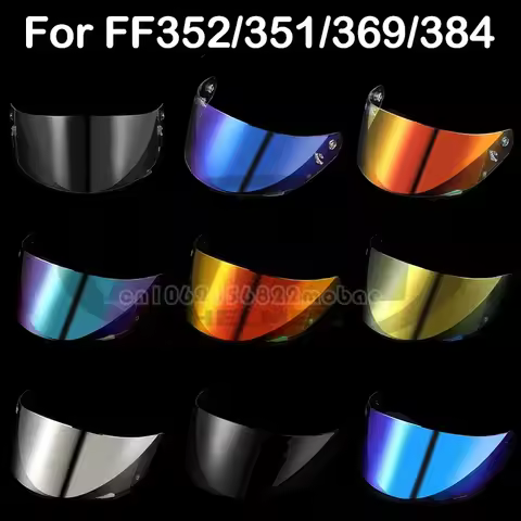 Helmet Visor Suitable for LS2 FF352 FF351 FF369 FF384 Model Transparent Smoke Colorful Helmet Lens F