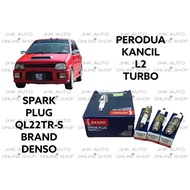PERODUA KANCIL L2 TURBO SPARK PLUG QL22TR-S 1SET 3PCS BRAND DENSO JAPAN
