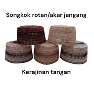Peci/Songkok Model Habib bahar atau peci kalimantan akar jangang asli