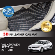 VOLKSWAGEN JETTA A6 ( 2011 - 2018 ) 3D PU Leather Car Carpet Karpet Kereta Kulit PU 3D Car Mat Alas Kaki Kereta