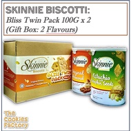 SKINNIE Biscotti: Bliss Twin Pack (100G/Can x 2 Flavours)
