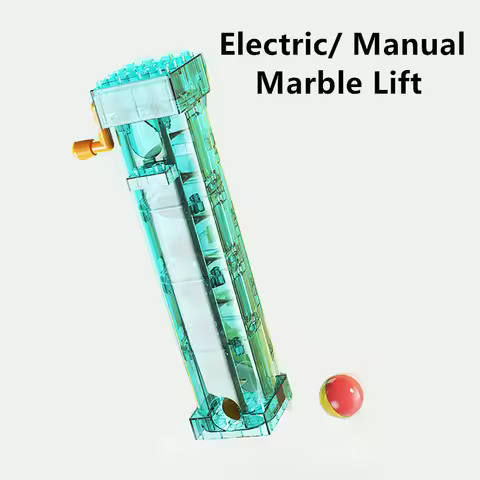 Fancytree Electric Manual Elevator Marble Race Run Lift Motor Spiral Raise Rolling Ball Compatible L