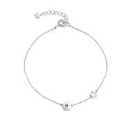 CHOW TAI FOOK LINE FRIENDS Collection 18K 750 White Gold Bracelet - Sally P154034