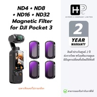 K&F ND4 + ND8+ ND16 + ND32 Magnetic Filter for DJI OSMO Pocket 3 ND Filter(2+3+4+5 stops)