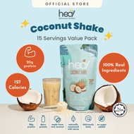 Heal Coconut Shake Whey Protein Shake Dairy Based Powder (465g - 15 Servings) - HALAL