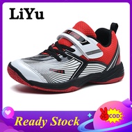 LiYu รองเท้าแบดมินตันสำหรับเด็ก,รองเท้าวิ่งลำลองรองเท้าเทนนิสแฟชั่นน้ำหนักเบา31-37