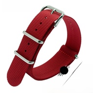 Dây Đeo Đồng Hồ Vải Nylon NATO Đa Năng Tương Thích Với Casio Citizen Seiko Huiao 20 22 24mm Dây Đeo