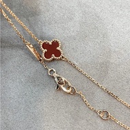 vca Classic Four-leaf Clover Single Ruby four-leaf Clover bracelet