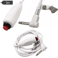 Nurse Caller Push Button Switch cable, 6.35 Emergency Call Button cable with Clip, Nurse Call cable