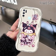 YIWESAN Casing Hp VIVO Y50 VIVO Y30 VIVO Y30i Case Kuromi dan Melody pola ganda pelindung Kesing per