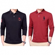 🔥Ready Stock🔥6586 6590 | Men Polo Shirt Male POLO Shirt Long Sleeve Polo Shirt Lelaki Baju Polo Leng
