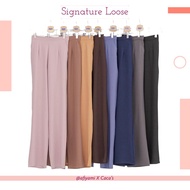 Signature Loose Seluar Muslimah Caca’s | Seluar Kerja| Seluar Tahan Lasak| Seluar Plussize