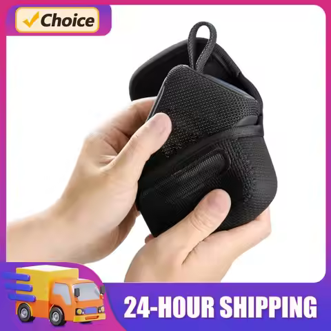 For JBL GO5/GO4/GO2 Embossed Diving Protective Sleeve Solid Color Portable Waist Bag Stylish Storage